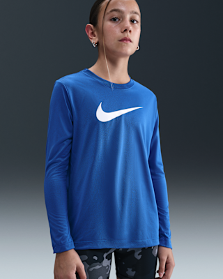 Nike Legend Big Kids' Dri-FIT Long-Sleeve T-Shirt. Nike.com